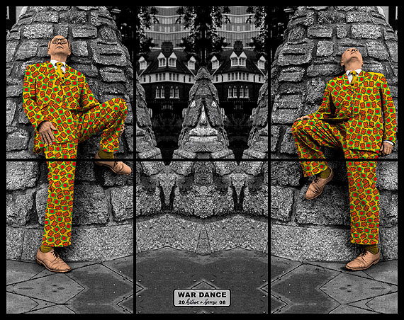 Werk der britischen Knstler Gilbert & George aus der Serie "JACK FREAK PICTURES", 2008. Aus der gleichnamigen Ausstellung in den Deichtorhallen Hamburg, 25.2. - 22.5.2011