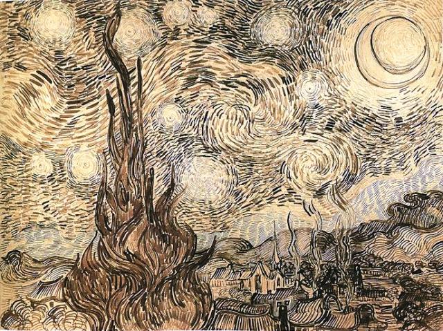 Vincent-Van-Gogh-Tree-drawings-11