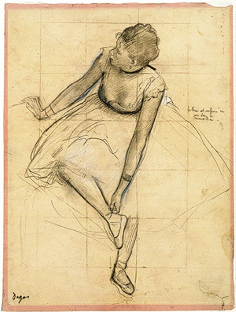 Working Title/Artist: Dancer Adjusting Her Slipper Department: Drawings & Prints Culture/Period/Location:  HB/TOA Date Code:  Working Date: 1873 photography by mma, Digital File DT1007.tif retouched by film and media (jnc) 3_29_10