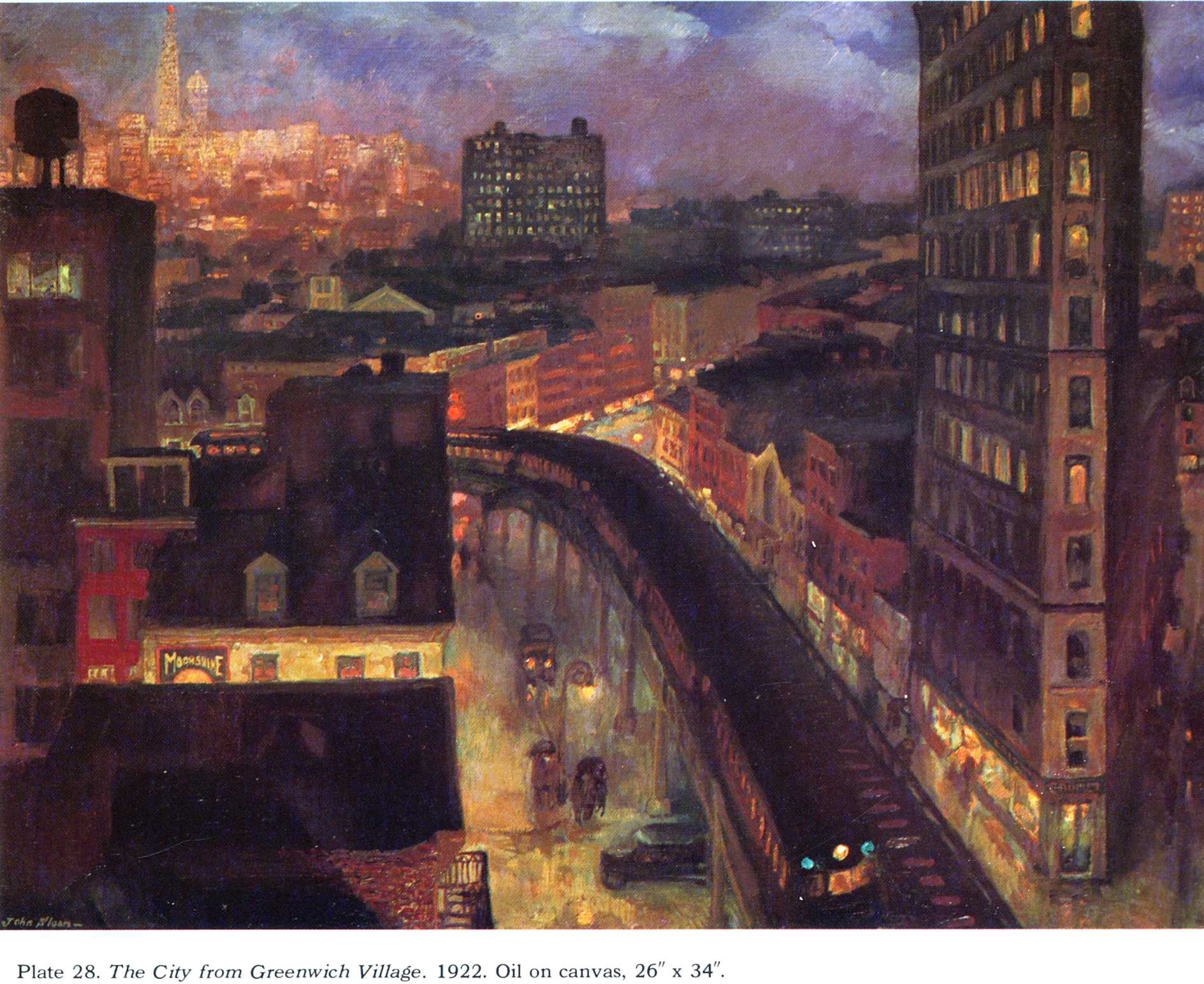 the-city-from-greenwich-village-1922