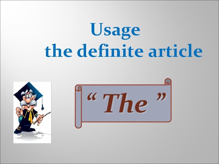 آموزش آنلاین حرف تعریف معین the در زبان انگلیسی همراه با مثال در جمله