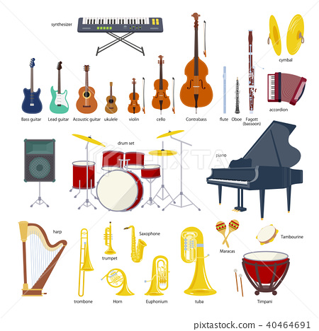 ابزار ها و انواع موسیقی در زبان انگلیسی