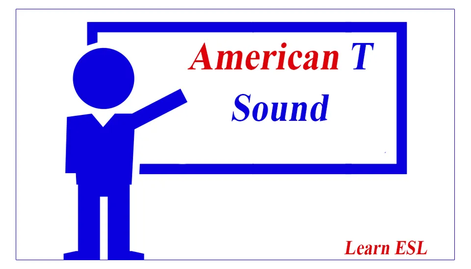 تلفظ "t" در لهجه آمریکایی همراه با مثال